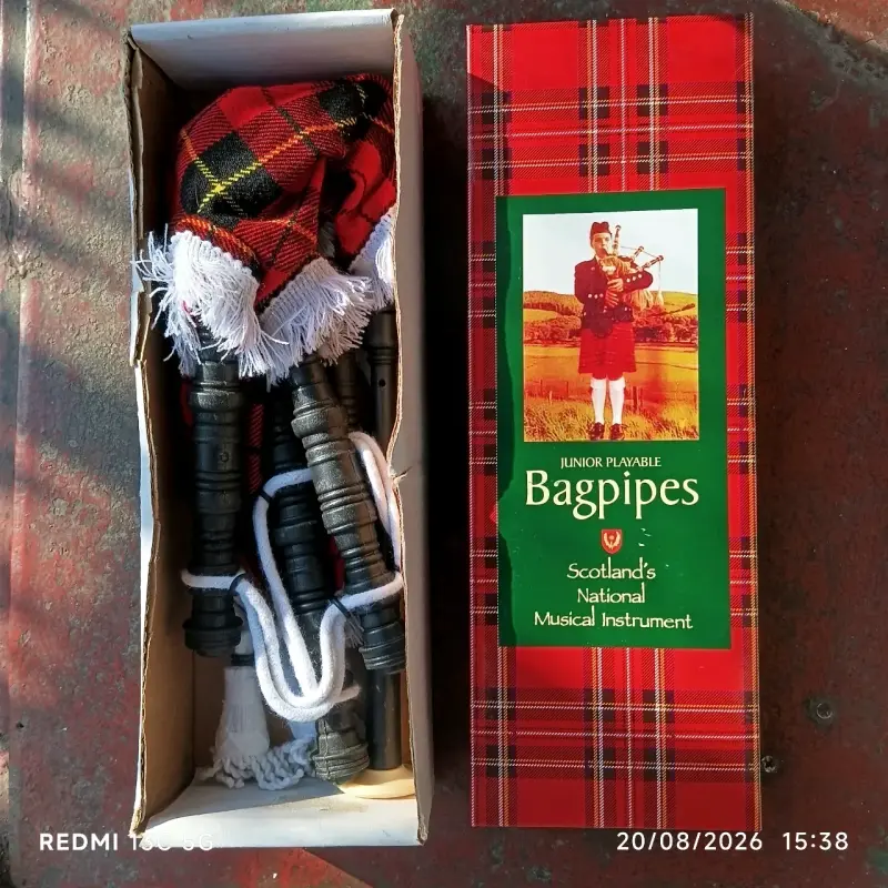 Gaita Escocesa Junior con Diseño Tartan - 1