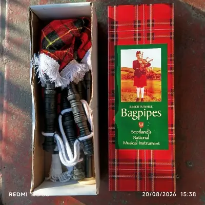 Gaita Escocesa Junior con Diseño Tartan - miniatura 1