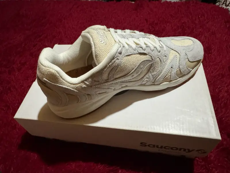 Zapatillas Saucony Grid Azura 2000 Beige - 2