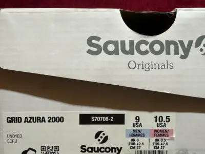 Zapatillas Saucony Grid Azura 2000 Beige - miniatura 3