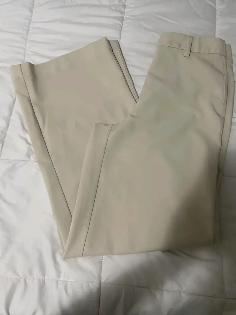 Pantalones beige a rayas Opposite - 4