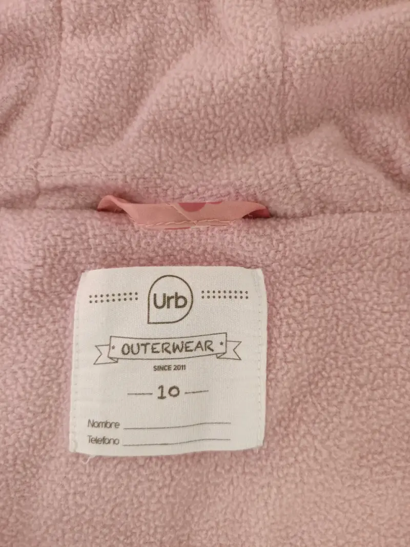 Chaqueta de niña con capucha y diseño floral - 3