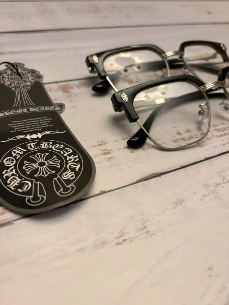 Gafas de Lectura Chrome Hearts Negras - 2