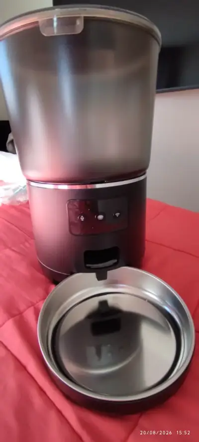 Dispensador comida perro gato 4L WiFi app Tuya - miniatura 4