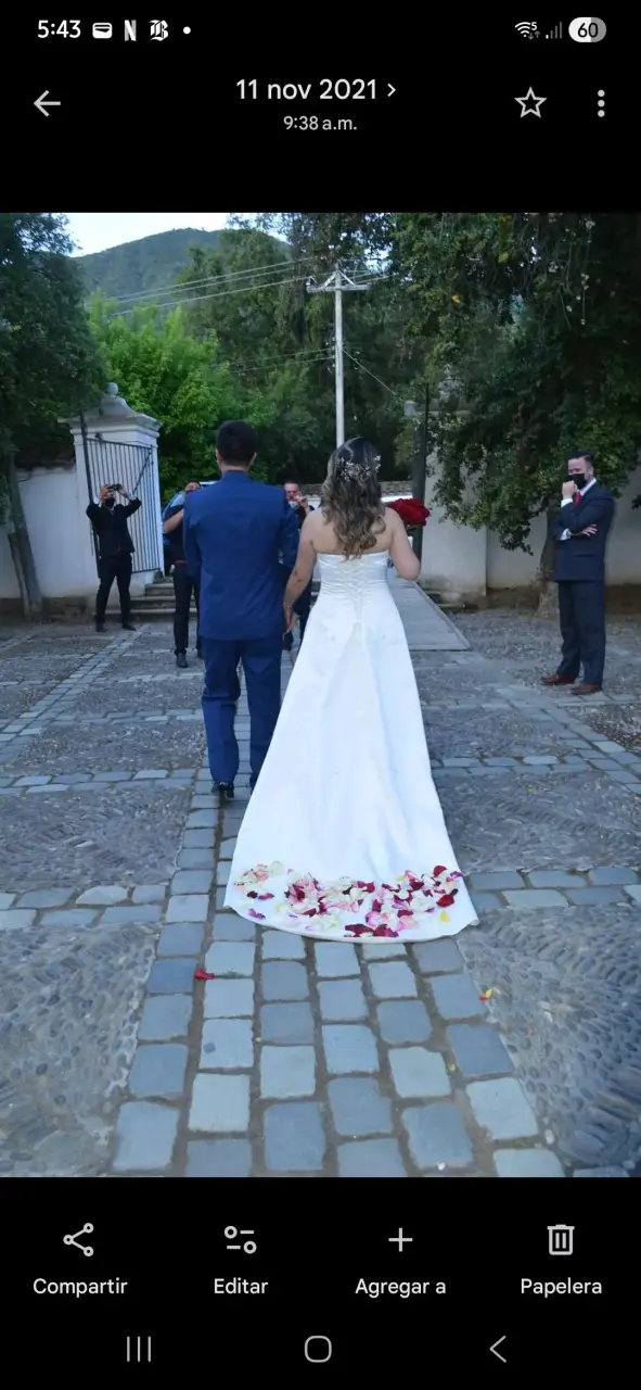 Vestido de novia Santo Encanto modelo Anastasia marfil - 6