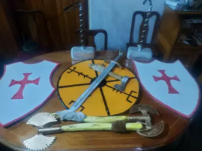 Set de accesorios medievales decorativos - miniatura 1