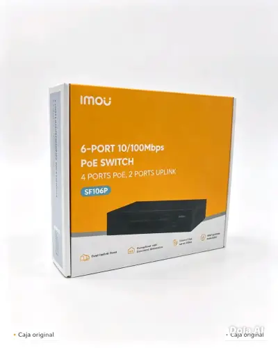 Switch Imou 6 Puertos PoE Nuevo - miniatura 5