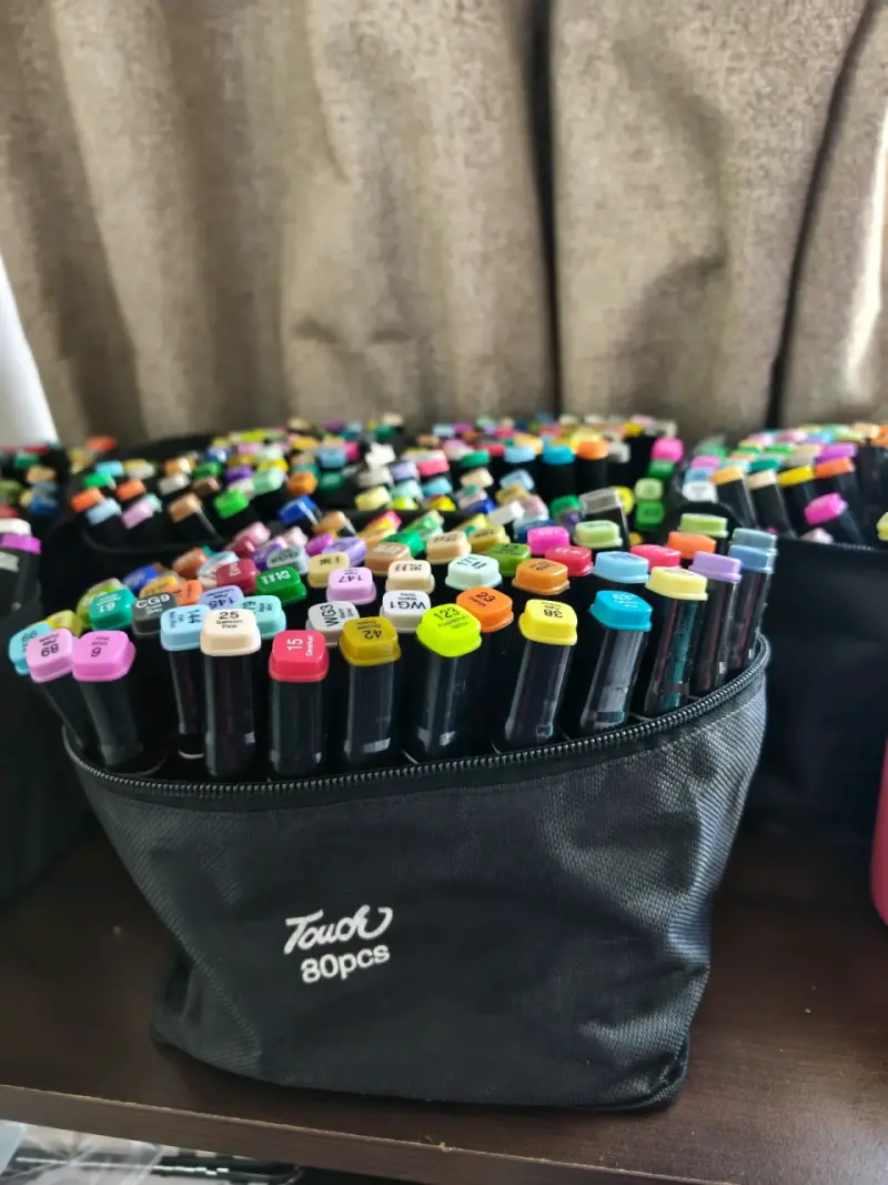 Set de marcadores de colores Touch 80 piezas - 2