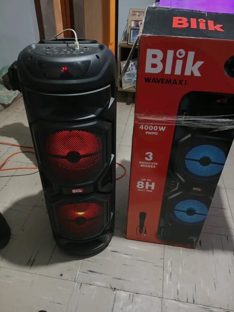 Parlante Blik Wavemax1 con luces LED - 1