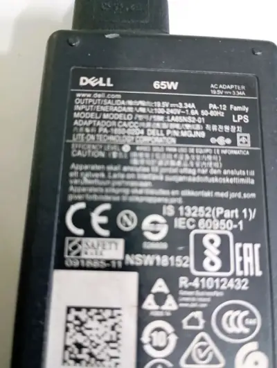 Cargador Dell 65W para portátil - miniatura 1