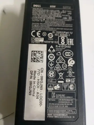 Cargador Dell 65W para portátil - miniatura 3
