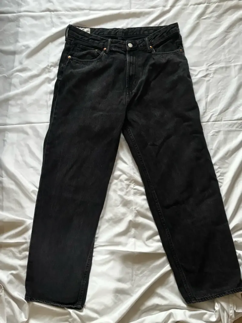 Jeans negros loose fit 46 (36/32 EUR) - 1