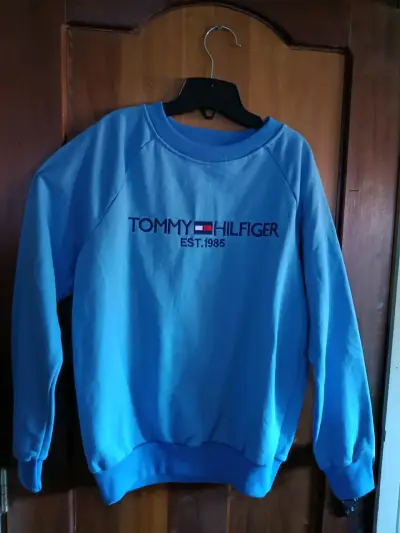 Polerón Tommy Hilfiger azul  ,rosado - miniatura 1