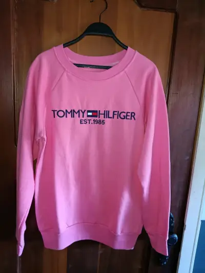 Polerón Tommy Hilfiger azul  ,rosado - miniatura 3