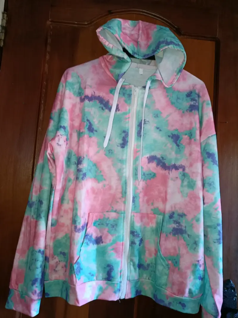 Polerón Tommy Hilfiger azul  ,rosado - 5