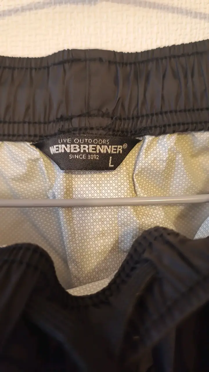 Pantalones impermeables negros Weinbrenner para ex - 2