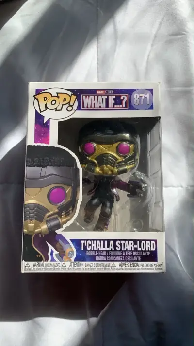 Funko Pop T'Challa Star-Lord y LeBron James - miniatura 1