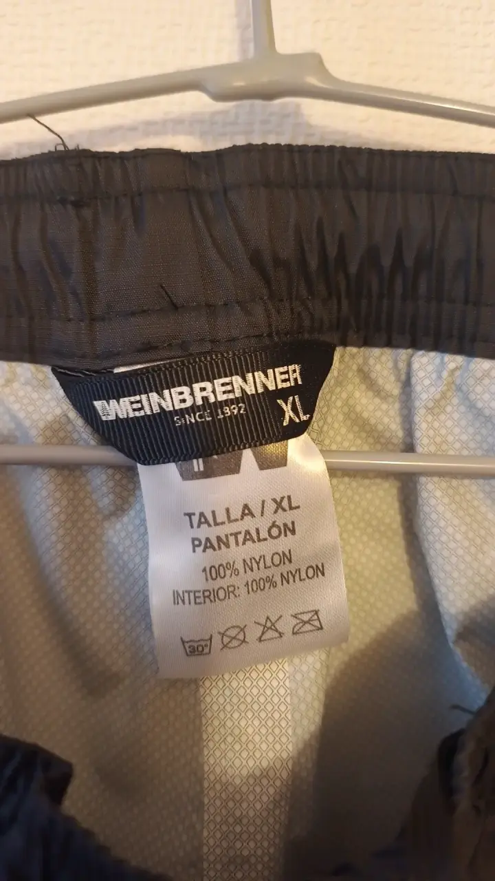 Pantalón impermeable negro Meinbrenner XL - 2
