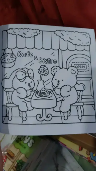 Libro para colorear Fuzzy In Love - miniatura 4