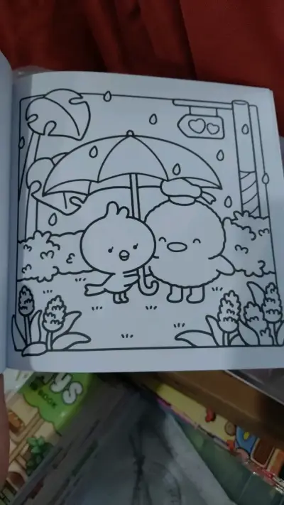 Libro para colorear Fuzzy In Love - miniatura 5