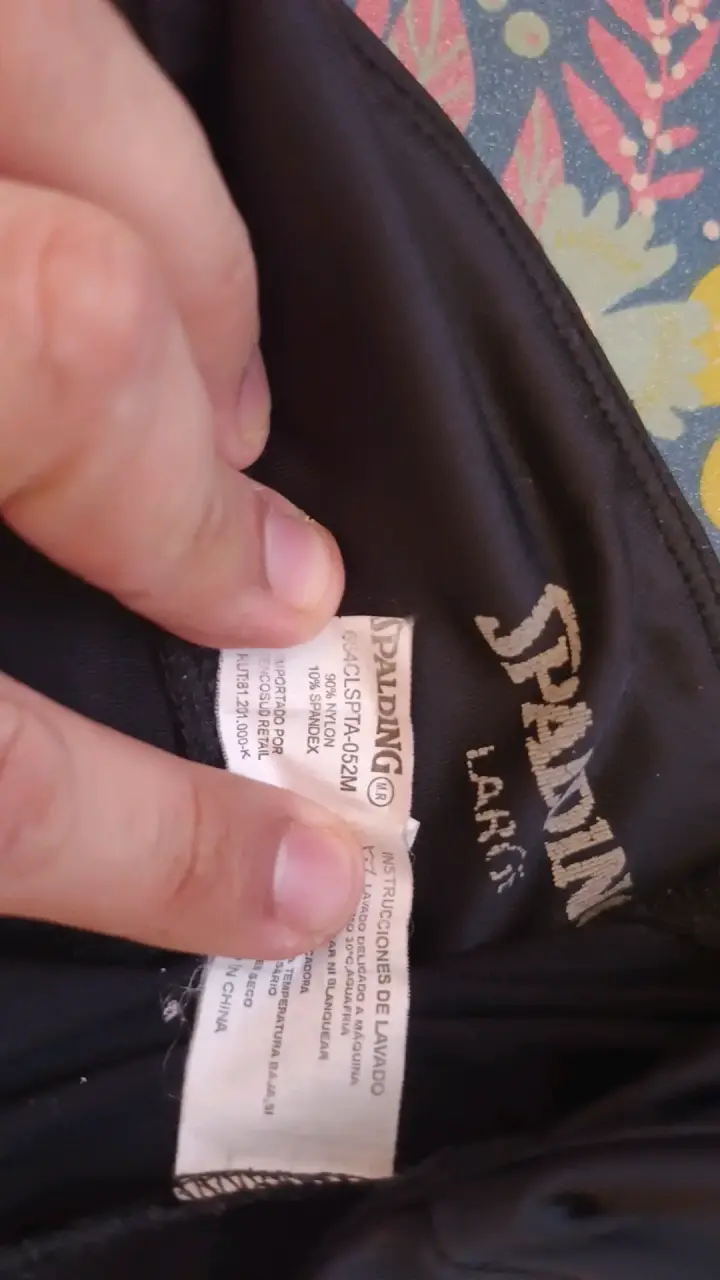 Pantalones deportivos negros Spalding para hombre - 5