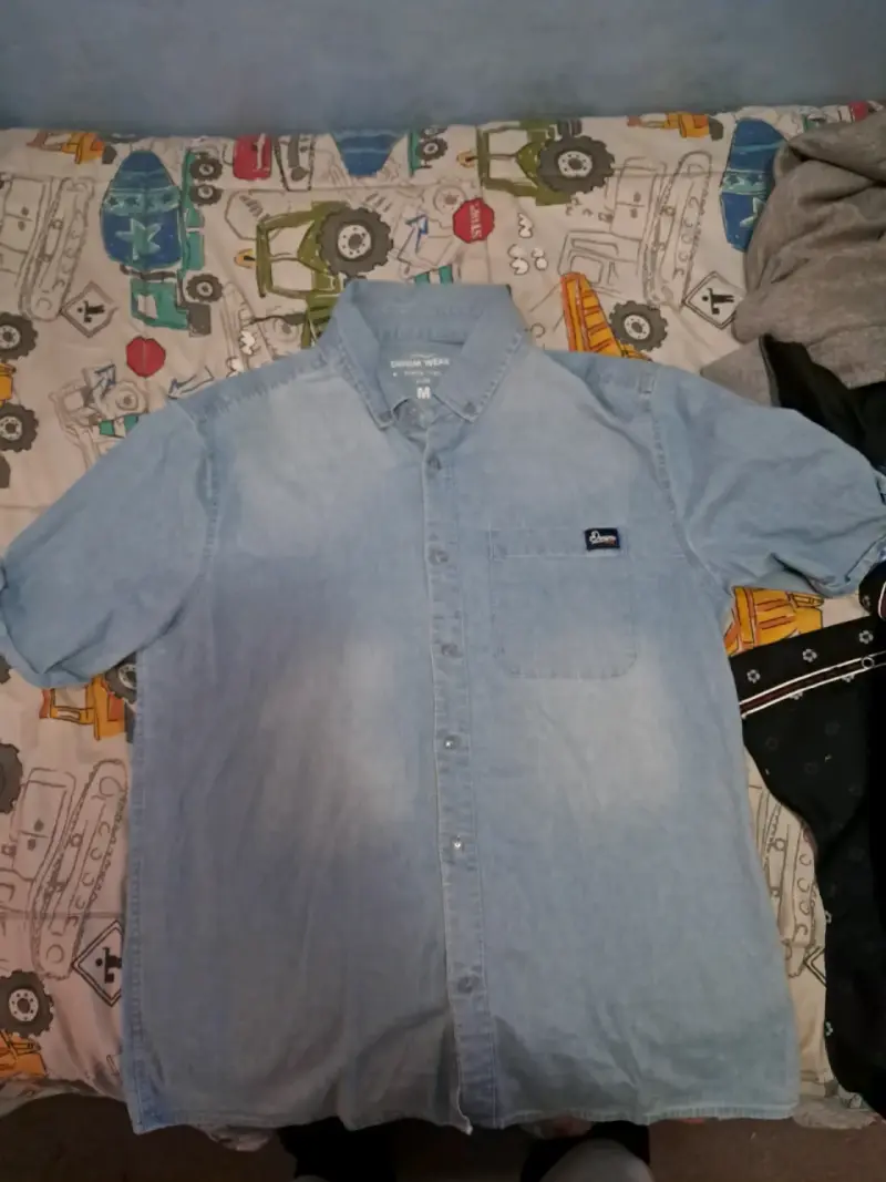 Camisa de mezclilla Denim Wear talla M