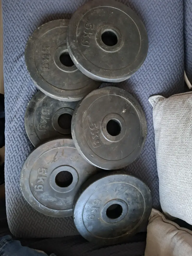 Discos de pesas 5kg para entrenamiento - 2