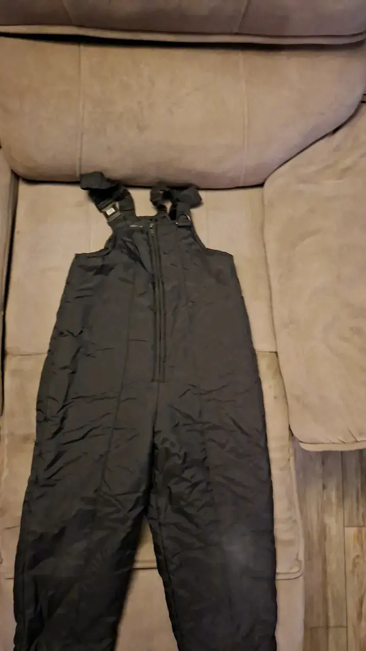 Pantalones de nieve impermeables negros