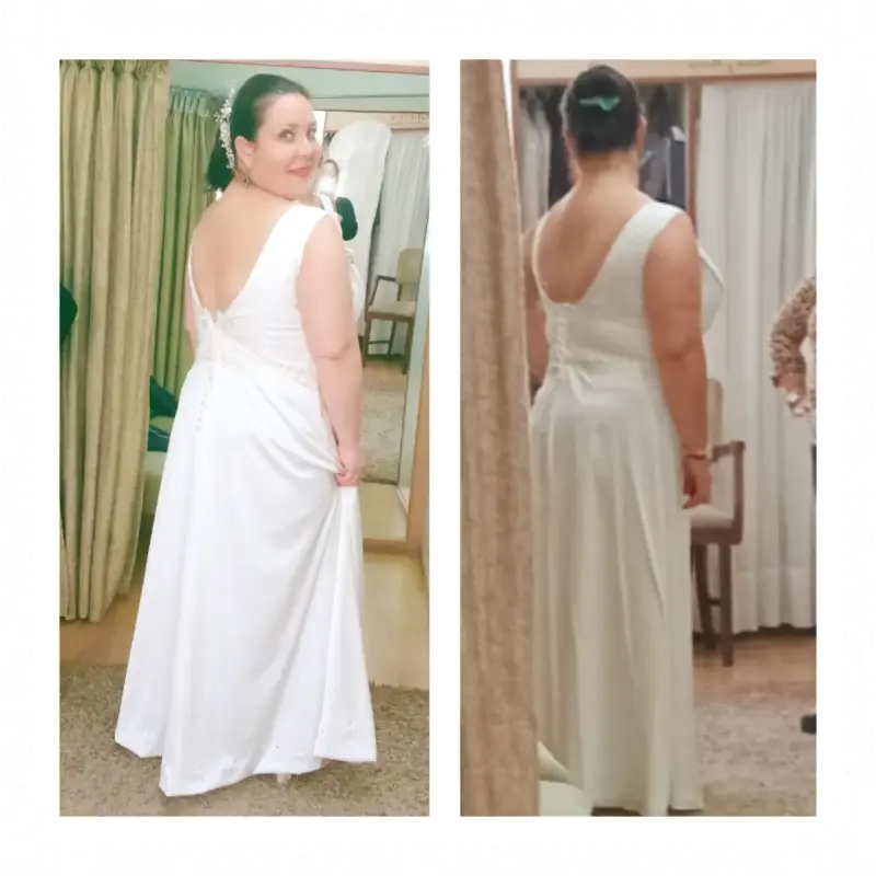 Vestido de novia talla grande - 3