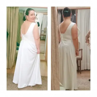 Vestido de novia talla grande - miniatura 3