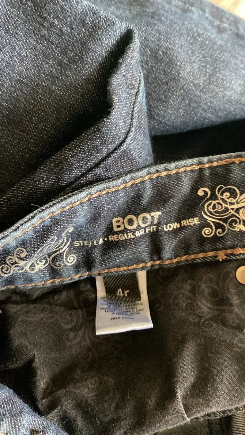 Jeans bootcut azul oscuro Express para mujer - 4