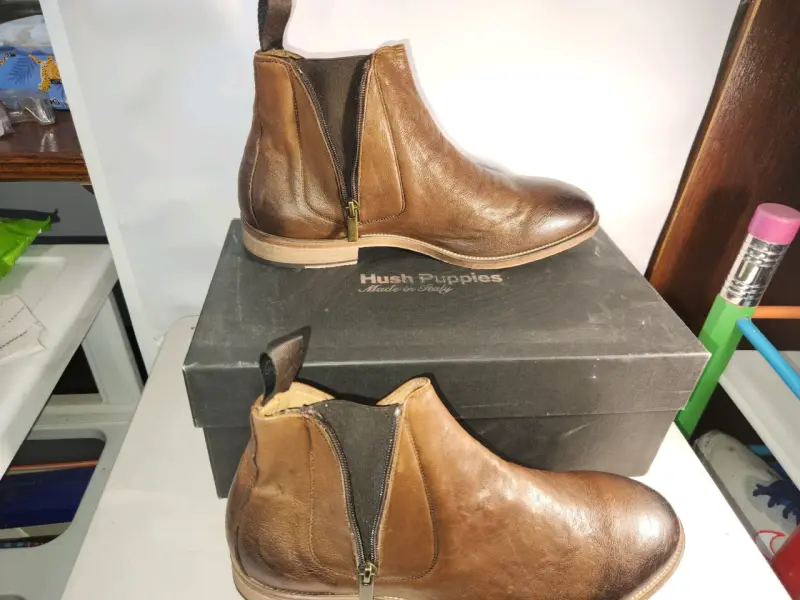 Botines Italianos  100% cuero Hush Puppies - 2