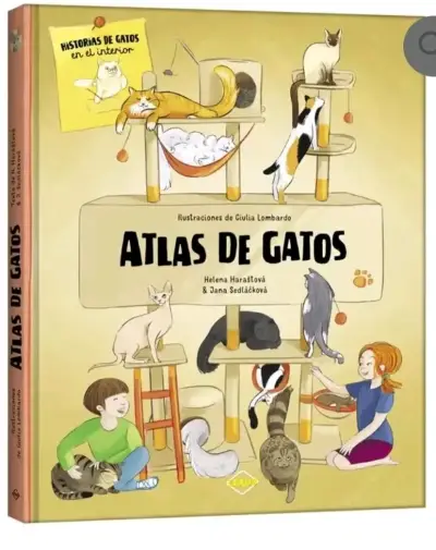 Libro Atlas de Gatos con Ilustraciones - miniatura 1