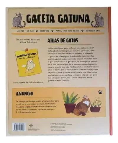 Libro Atlas de Gatos con Ilustraciones - miniatura 2