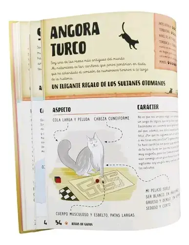 Libro Atlas de Gatos con Ilustraciones - 3