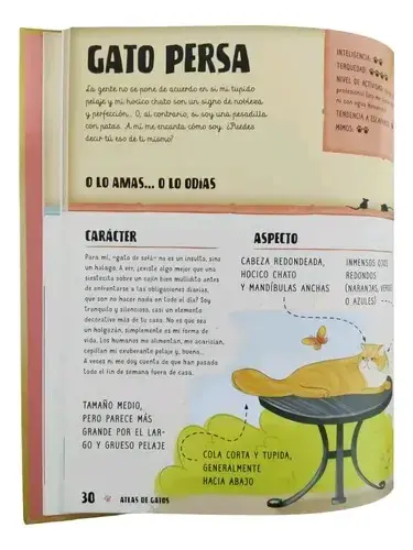 Libro Atlas de Gatos con Ilustraciones - 4