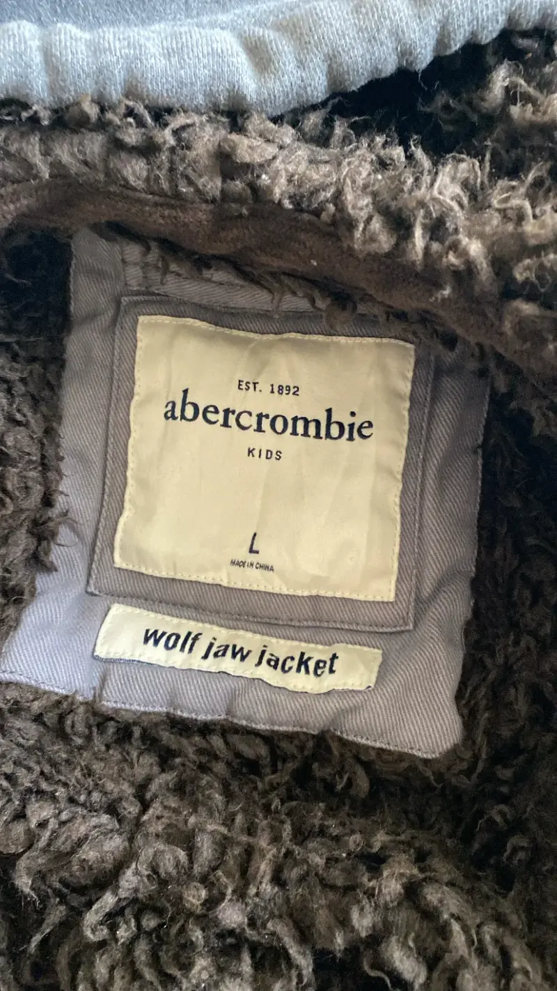Chaqueta Abercrombie gris con capucha - 2