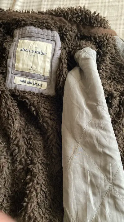 Chaqueta Abercrombie gris con capucha - miniatura 3