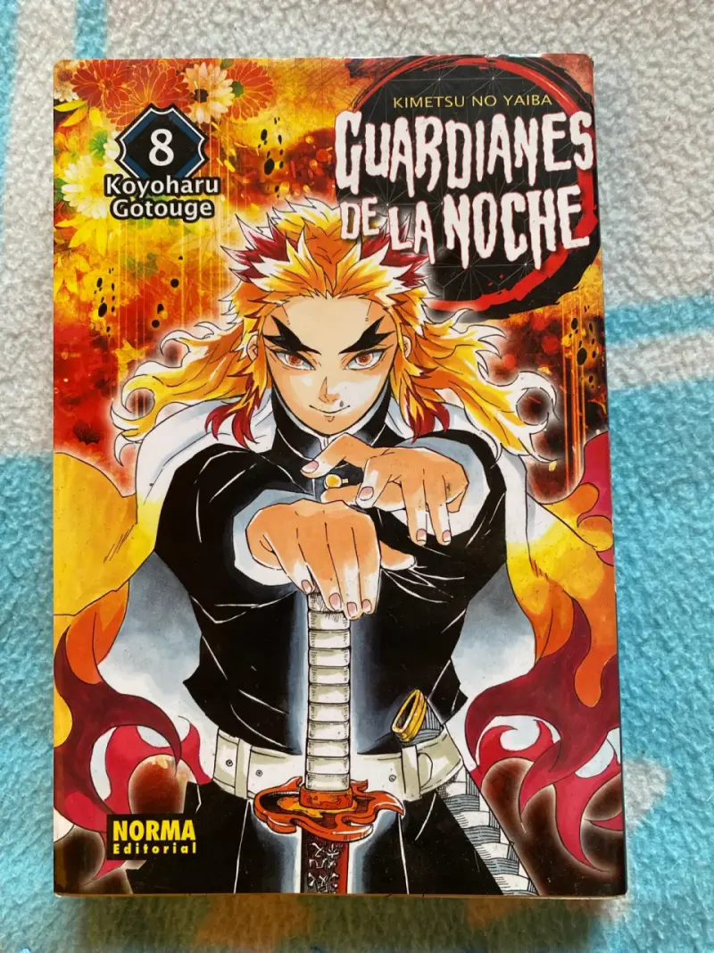 Manga Kimetsu no Yaiba  8 Guardián de la Noc