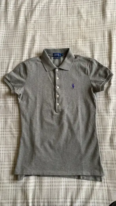 Polera Polo Ralph Lauren gris para mujer - miniatura 2