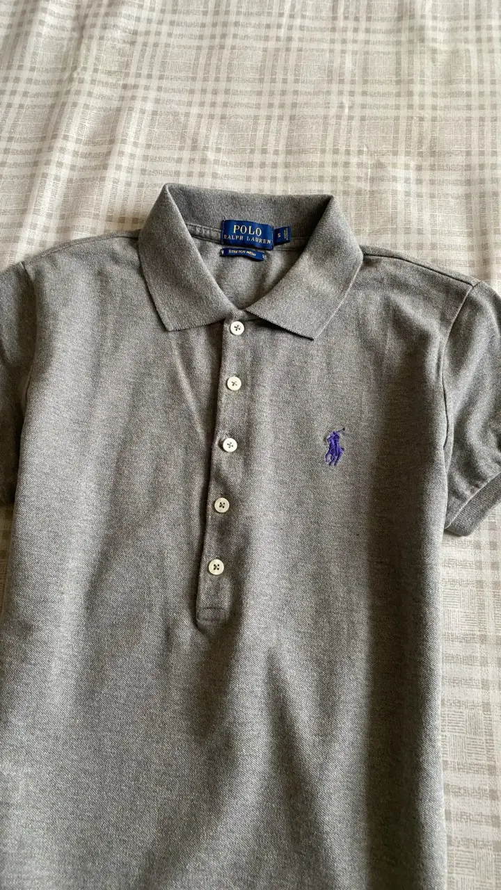 Polera Polo Ralph Lauren gris para mujer - 3
