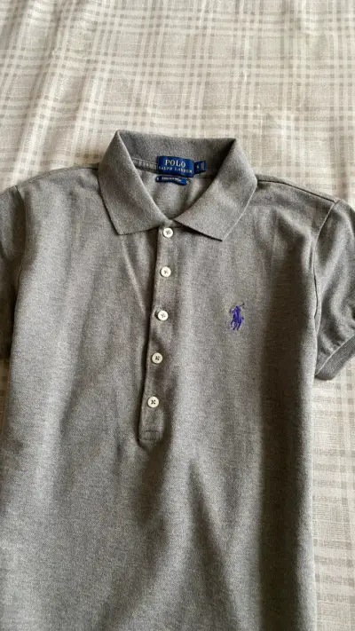 Polera Polo Ralph Lauren gris para mujer - miniatura 3