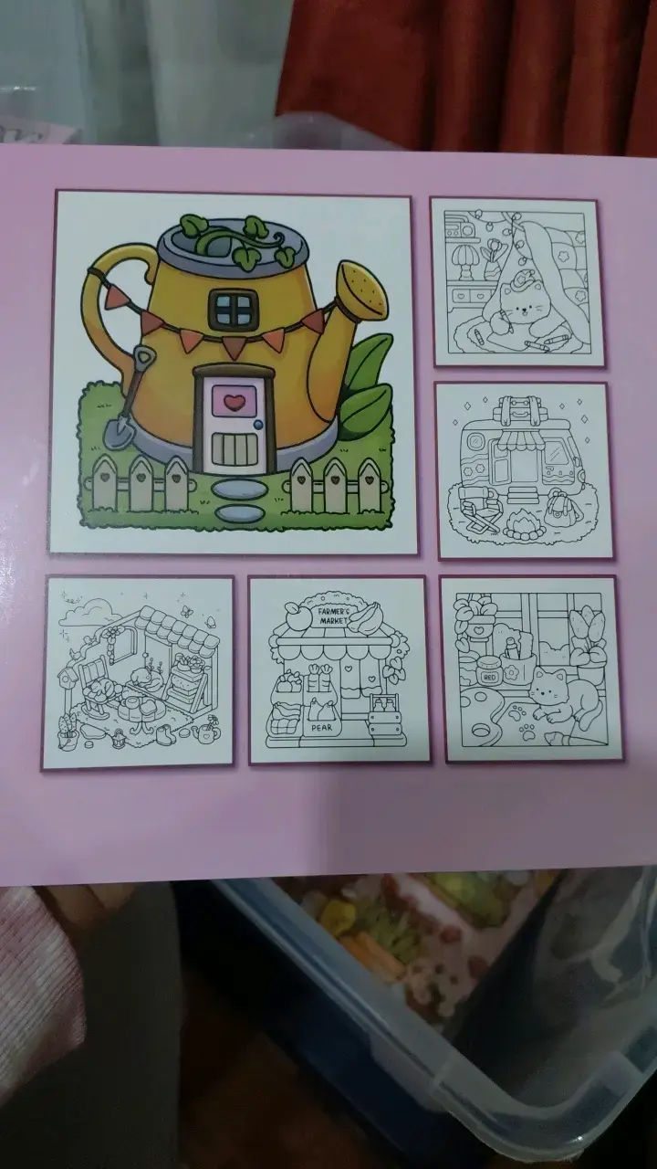 Libro para colorear Little Cozy para niños - 2