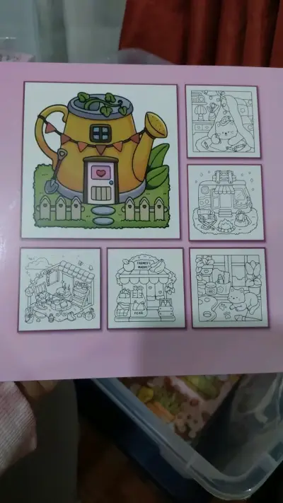 Libro para colorear Little Cozy para niños - miniatura 2
