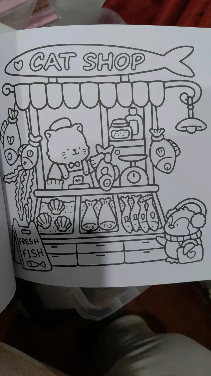 Libro para colorear Little Cozy para niños - 3