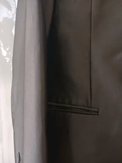Traje de Hombre Gris con Corbata Morada Baldini - miniatura 4