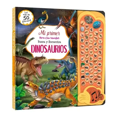 Libro interactivo de dinosaurios con 50sonidos - miniatura 1