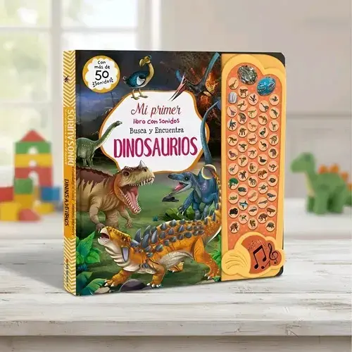 Libro interactivo de dinosaurios con 50sonidos - 2