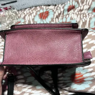Cartera de cuero sintético bicolor elegante - miniatura 3