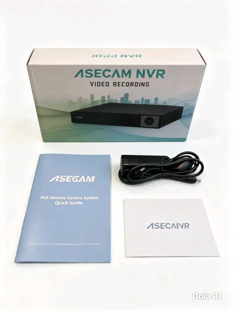 NVR 8 Puertos PoE Asecam 8MP 4K - 6